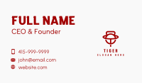 Kettlebell World Letter T Business Card Design
