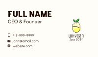 Lemon Fruit Shake Business Card Image Preview