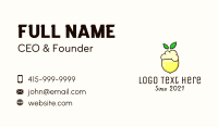 Lemon Fruit Shake Business Card Image Preview