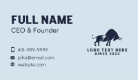 Thunderbolt Bull Ranch Business Card Image Preview
