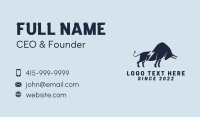 Thunderbolt Bull Ranch Business Card Preview