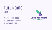 Abstract Plum Business Card Image Preview
