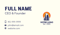 Silhouette Sun Condo  Business Card Image Preview