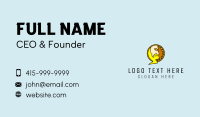 Zeus Side View  Character Business Card Design
