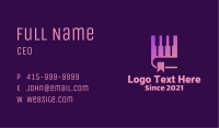 Piano Keys Book Business Card Image Preview