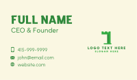 Green Castle Number 1 Business Card Image Preview