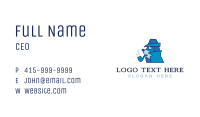 Smoking Dog Detective Business Card Image Preview