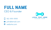 Swimming Pool Wrench Business Card Design