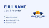 Package Delivery Vehicle Business Card Design