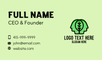 Leaf Mind People  Business Card Image Preview