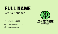 Leaf Mind People  Business Card Image Preview