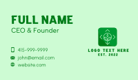 Garden Planting Application Icon Business Card Design