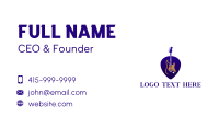 Music Electric  Guitar Business Card Preview