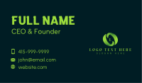 Eco Leaf Plant Business Card Image Preview
