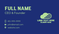 Green Tech Cloud  Business Card Preview