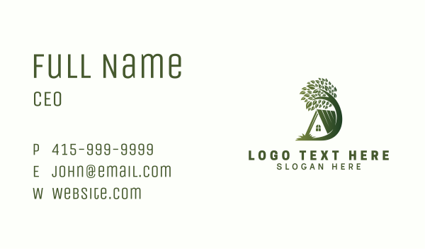 House Tree Realty Business Card Design Image Preview