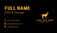 Golden Labrador Dog Business Card Design