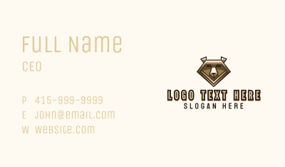 Diamond Grizzly Bear  Business Card Image Preview