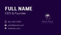 Humanoid AI Head Business Card Image Preview