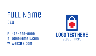 Medical Shopping Bag Business Card Image Preview