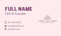 Spiritual Candle Triangle Business Card Image Preview
