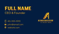 Creative Brand Letter A Business Card Image Preview