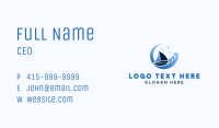 Sailing Boat Travel Business Card Image Preview