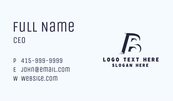 Fast Slant Logistics  Business Card Design Image Preview