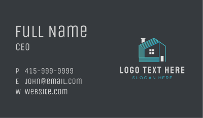 Gradient Modern Housing Business Card Image Preview