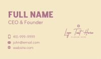 Elegant Tailor Wordmark Business Card Image Preview