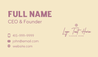 Elegant Tailor Wordmark Business Card Image Preview