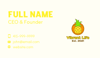 Cute Pineapple  Patch Business Card Design