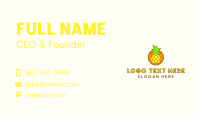 Cute Pineapple  Patch Business Card Preview