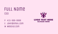 Rabbit Butterfly Business Card Image Preview