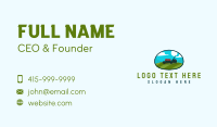 Lawn Mower Garden Business Card Design