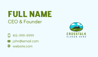 Lawn Mower Garden Business Card Design