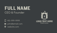 Security Castle Fortress Business Card Design