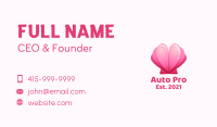 Heart Clam Shell  Business Card Image Preview