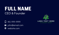 Natural Hair Leaf Treatment Business Card Image Preview