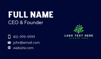 Natural Hair Leaf Treatment Business Card Preview