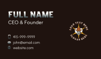 Skull Sheriff Smoke Business Card Preview