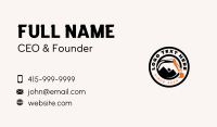 Mountain Quarry Excavator Business Card Preview