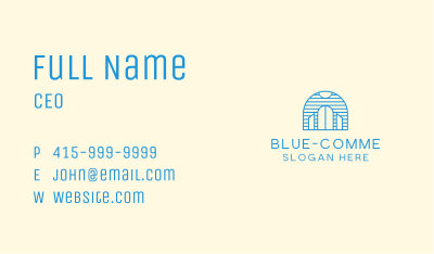 Blue Palace Gate Business Card Image Preview