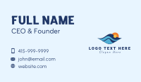 Beach Summer Waves Business Card Image Preview