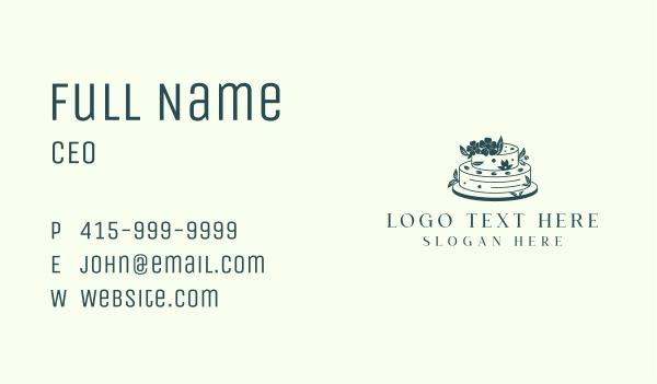 Dessert Bakery Cakes  Business Card Design Image Preview
