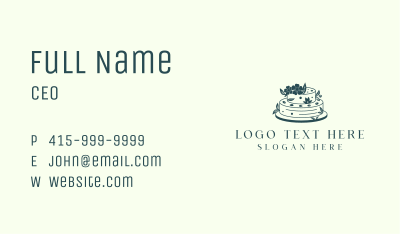 Dessert Bakery Cakes  Business Card Image Preview