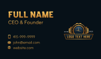 Analog Watch Time Business Card Preview