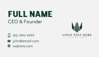 Nature Forest Tree  Business Card Image Preview