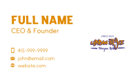 Sports Graffiti Wordmark Business Card Image Preview