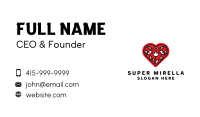 Flower Heart Florist Business Card Image Preview